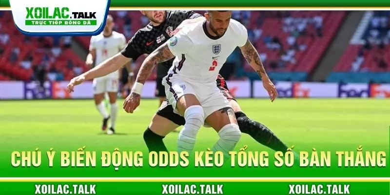 Chú ý biến động odds kèo tổng số bàn thắng