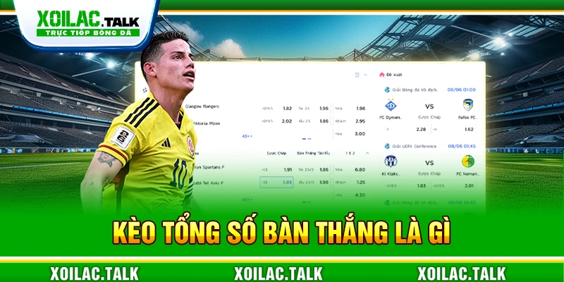 kèo tổng số bàn thắng là gì