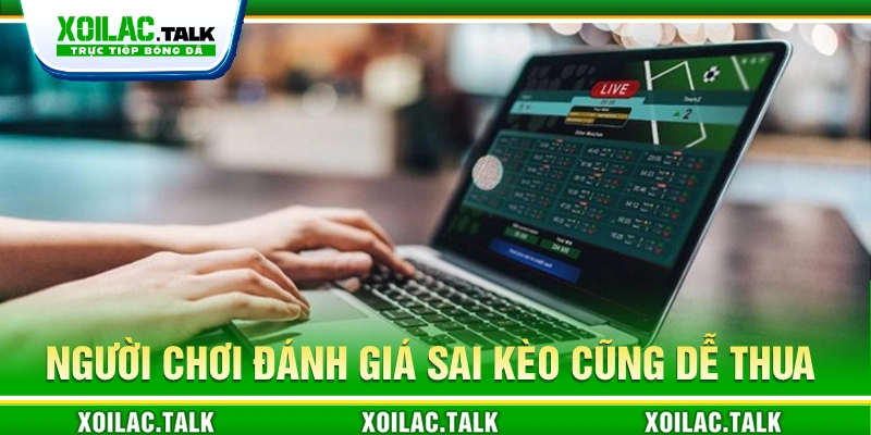 Người chơi đánh giá sai kèo cũng dễ thua